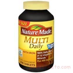 ضرورت مصرف مولتی ویتامین