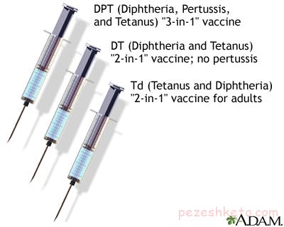 واکسن دی تی پی تزریقی (DTP VACCINE Injection)