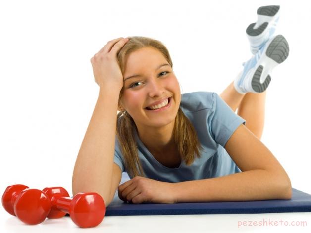 تناسب اندام در دختران جوان