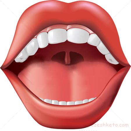 تغییر رنگ زبان