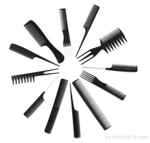 روش صحیح شانه زدن