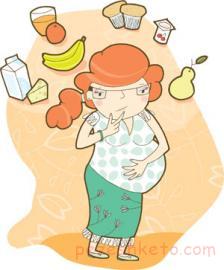 مقدار غذای مصرفی در دوران بارداری